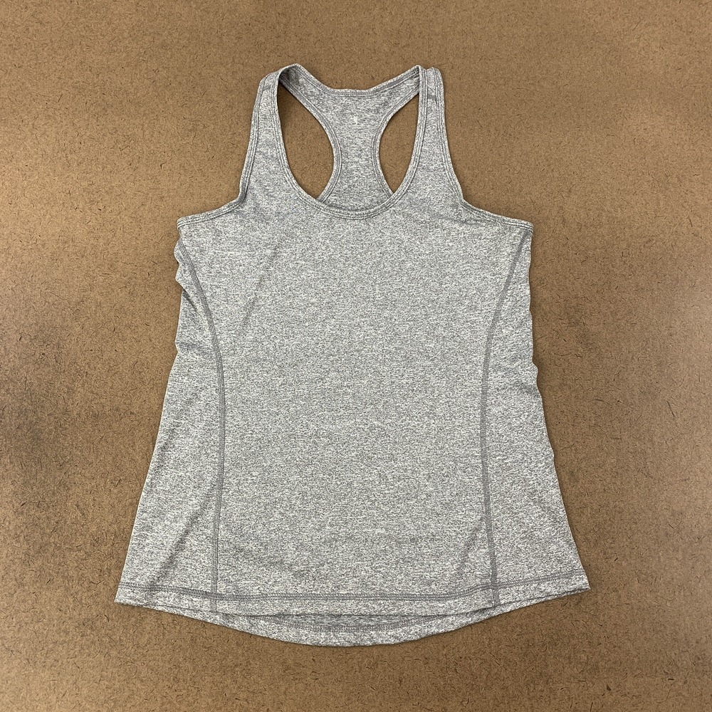 IcyZone Women's Size Medium Heather Gray Razorback Athletic Tank Top